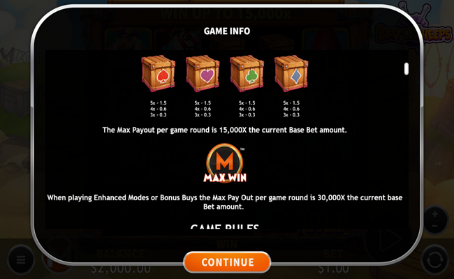 battlesheeps paytable 2