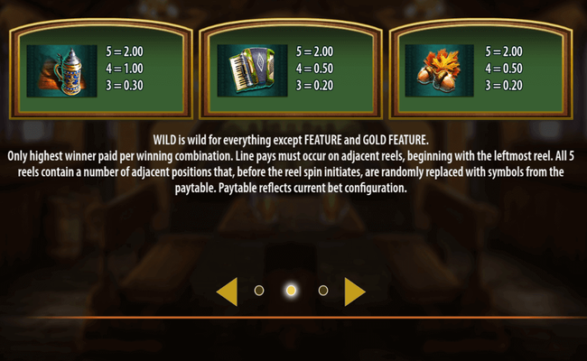 bier haus paytable 2