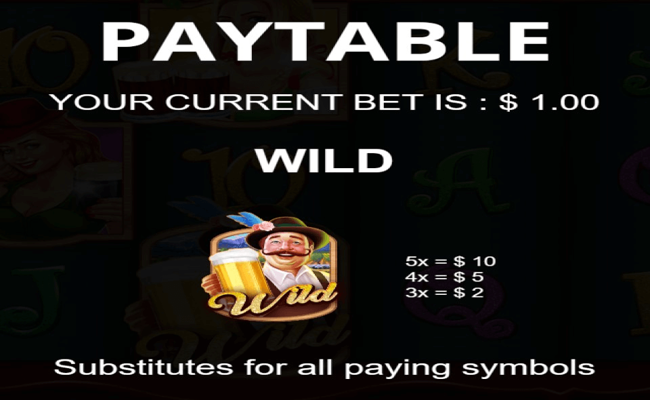 bier party paytable 1