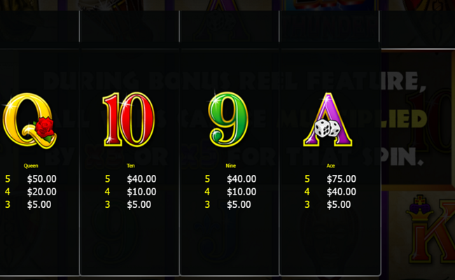 big thunder paytable3