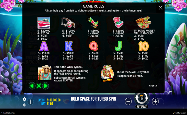 bigger bass splash paytbale