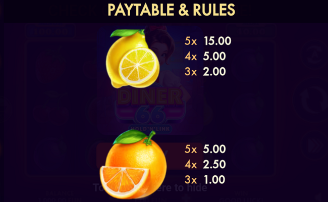 blazing apple hold n link paytable 3