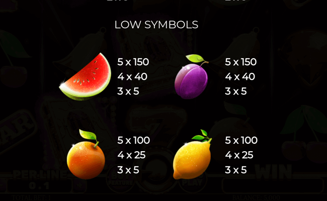 book of diamonds paytable 2