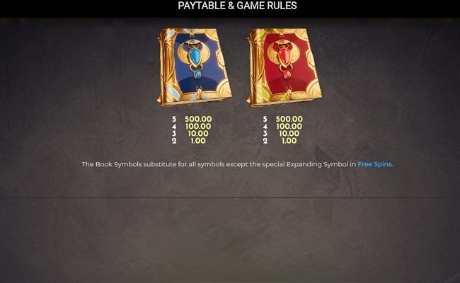 book of power paytable 3