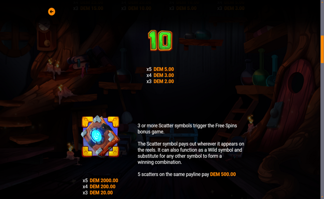 book of runes paytable 2