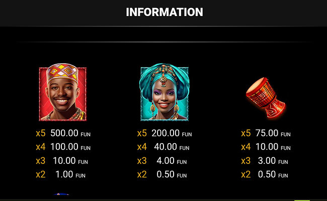 book of waka waka buy bonus paytable 2
