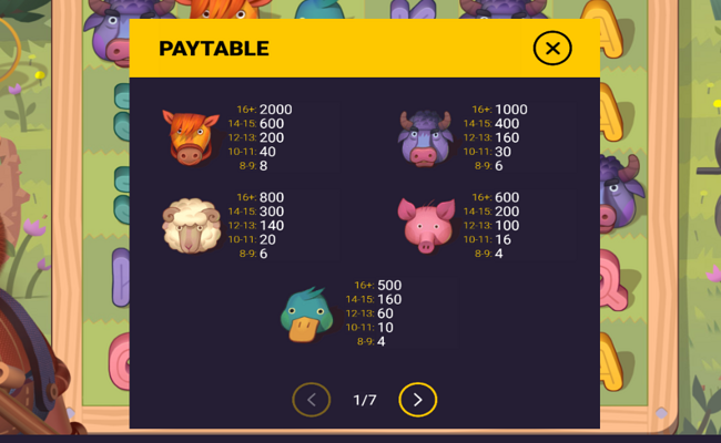 boom farm paytable 1