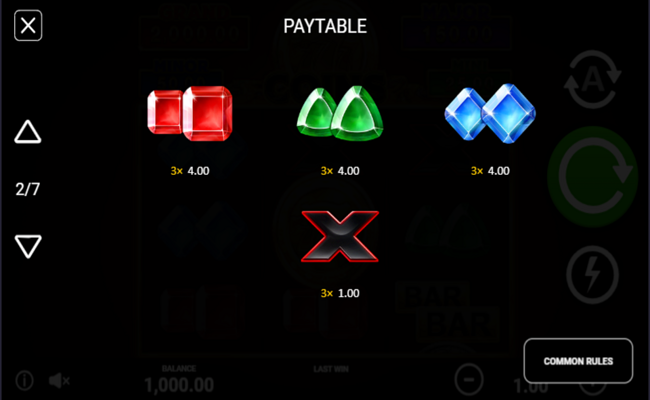 booongo 777 coins paytable 2