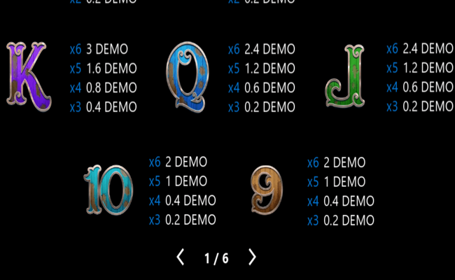 buffalo stampede 4096 ways paytable2