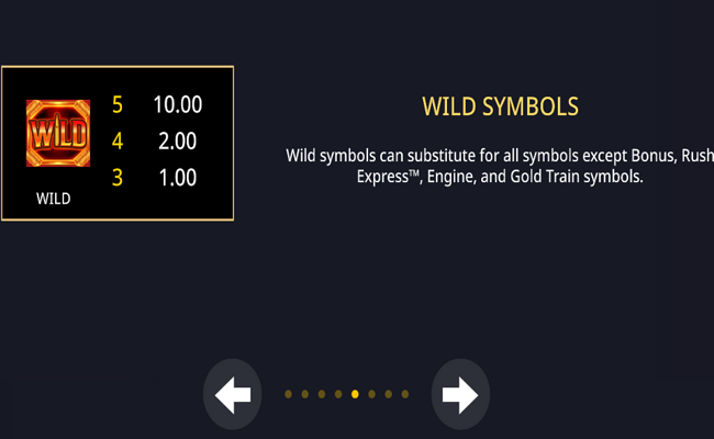 bullet train bandits paytable 1