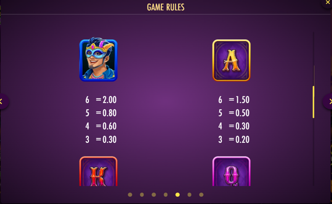 carnival queen 2 paytable 3