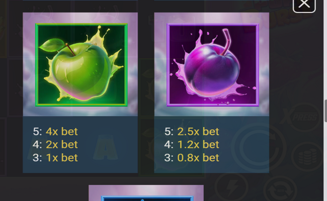 cherrypop burst paytable 4