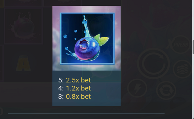 cherrypop burst paytable 5