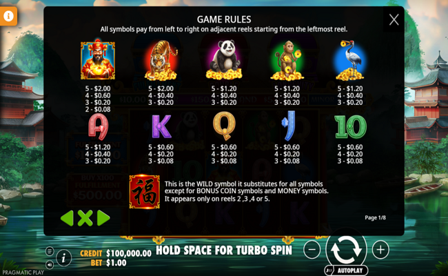 chests of cai shen 2 paytable 1