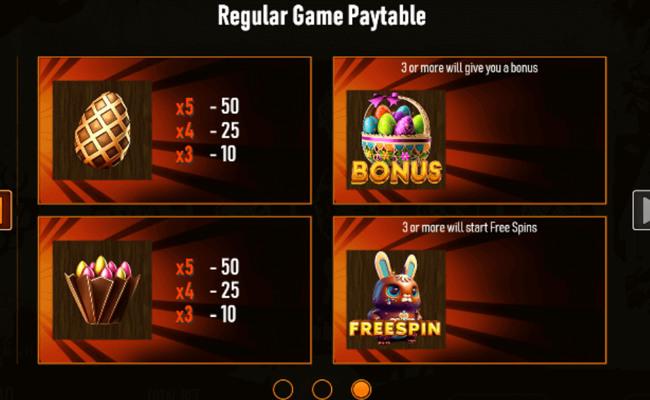 choco bunny hop paytable3