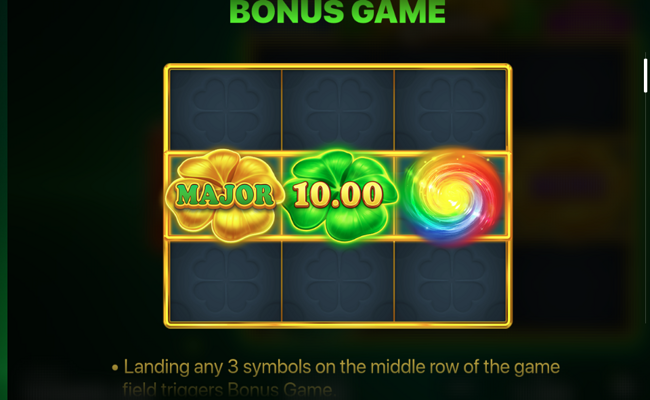 clover charm hit the bonus paytable 1