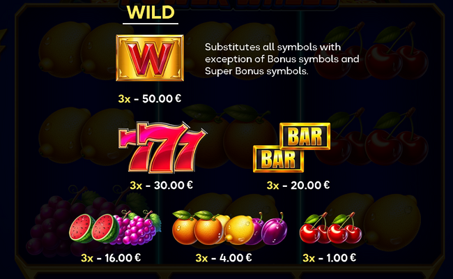 coin blitz power wheel 3x3 running wins paytable