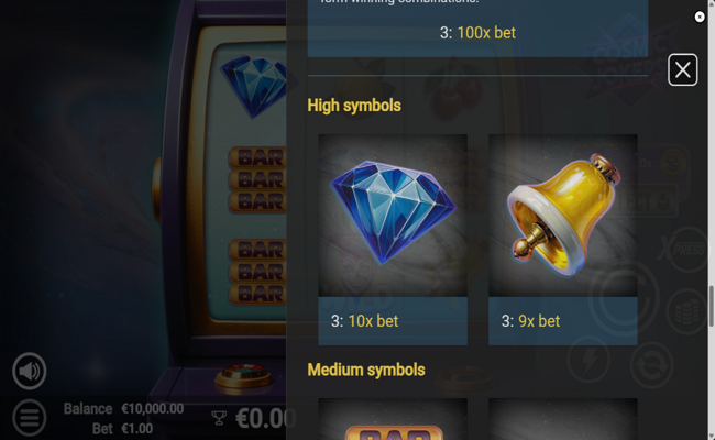 Cosmic Jokers Slot Review, Bonuses & Free Play (96.05% RTP)