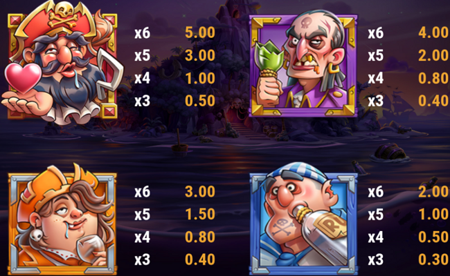 crabbys gold 2 paytable 1