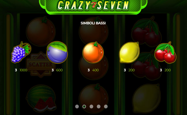 crazy seven 3 paytable 2
