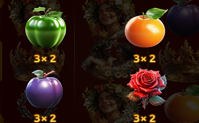 crown of afrodita paytable 3