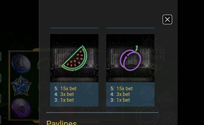 crypto crown 10 paytable 4