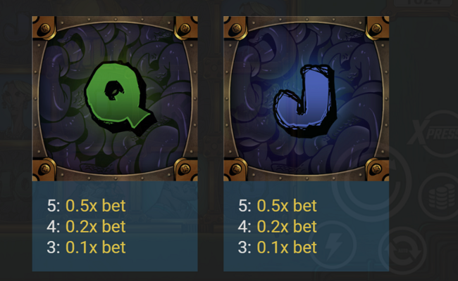 depths of fortune paytable 5
