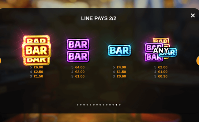 diamond bounty 7s hold and win paytable 2
