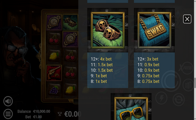 diamond dez paytable 2