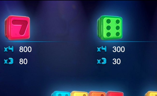 dice lab paytable 1