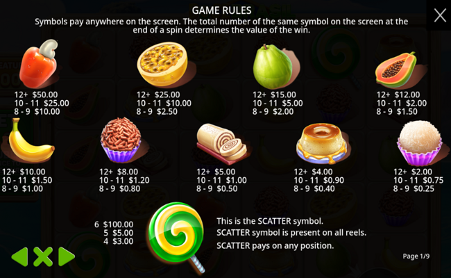 doce brasil paytable
