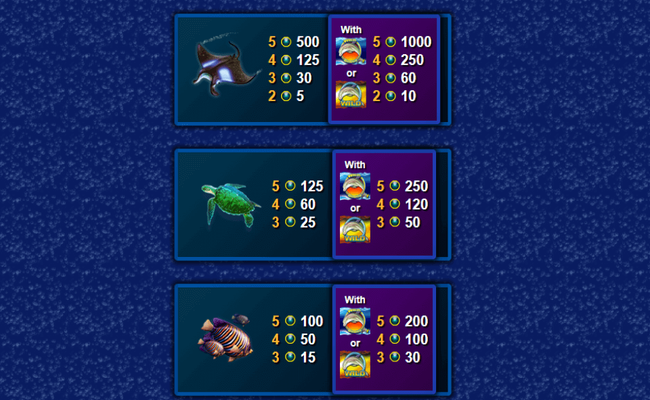 dolphin gold paytable2