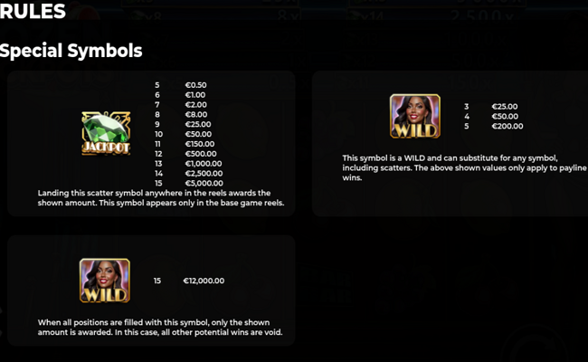 dozen jackpots paytable 3