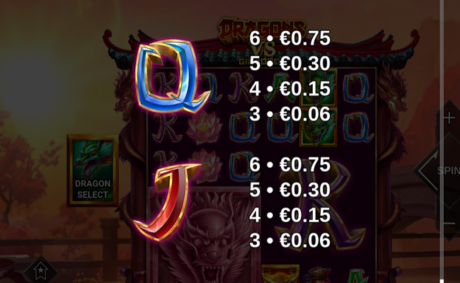 dragons vs gigablox paytable11