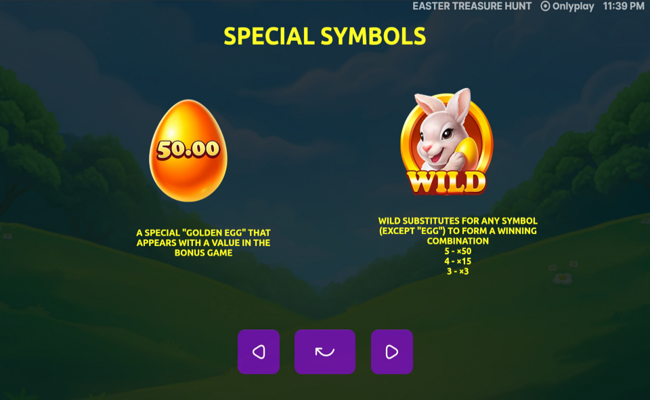 easter treasure hunt paytable 2