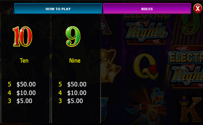 electric nights paytable4