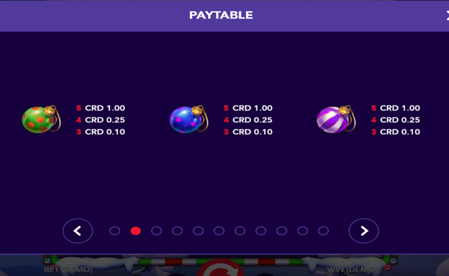 elf jo paytable 2