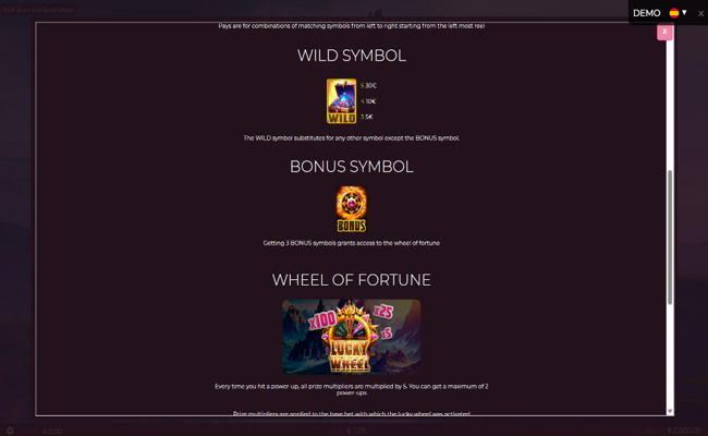 elven and dwarf wheel paytable 2