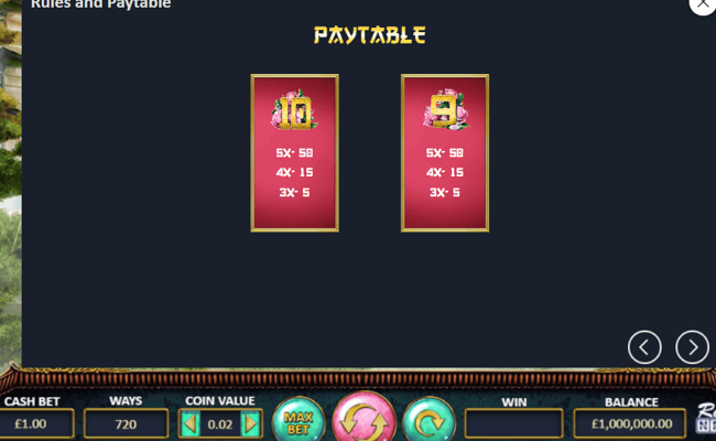 empress88 paytable 3
