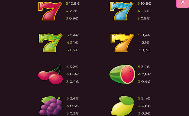 epic cherry 4 paytable 2