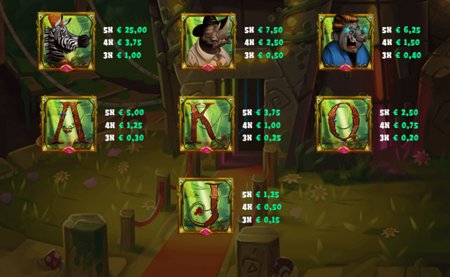 fancy jungle paytable2