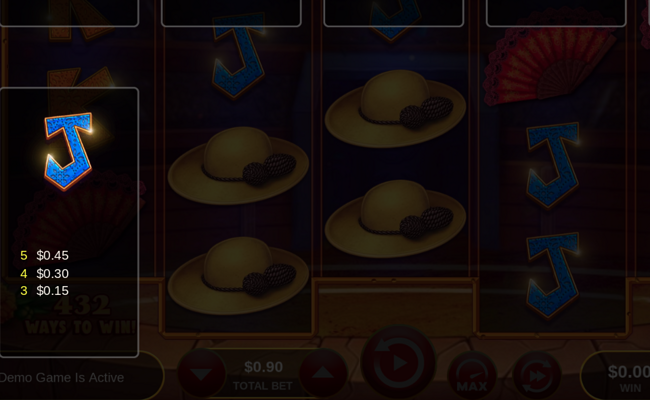 fiesta de toros paytable 3