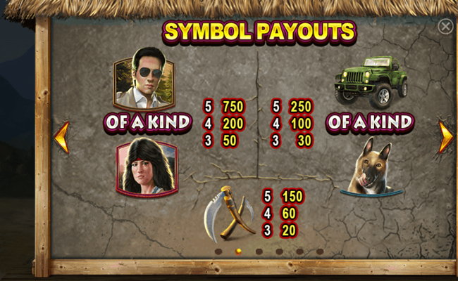 fire dragon paytable 2
