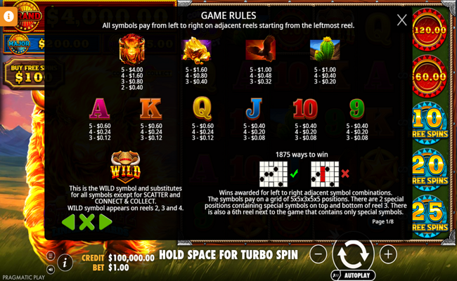 fire stampede 2 paytable