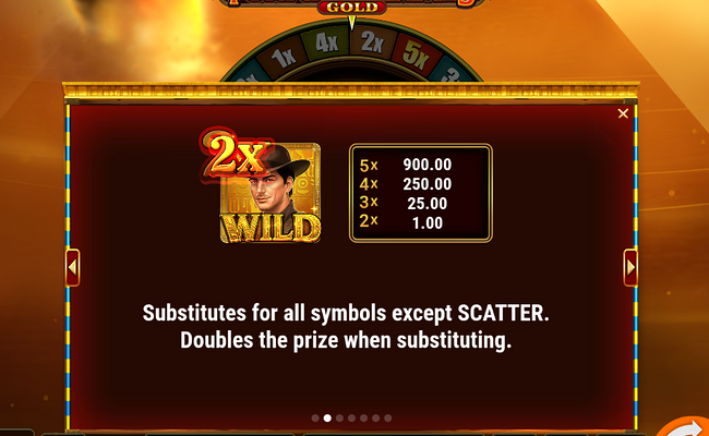 fortune flames gold paytable 2