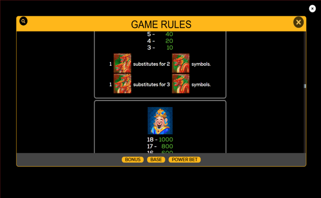 fortunes deluxeways paytable 2