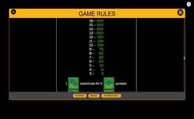 fortunes deluxeways paytable 6
