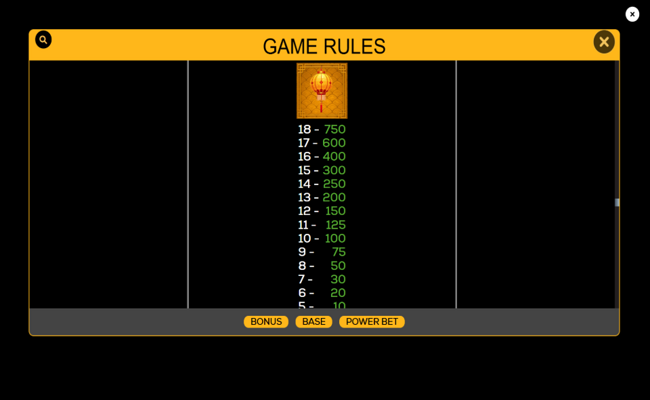 fortunes deluxeways paytable 7