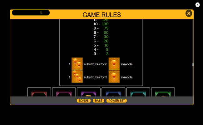 fortunes deluxeways paytable 8