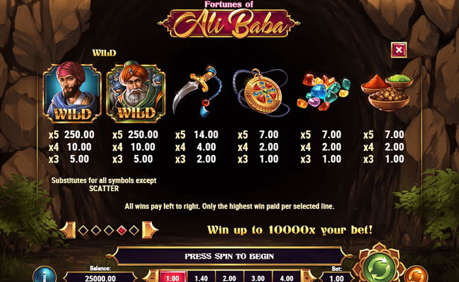 fortunes of ali baba 1